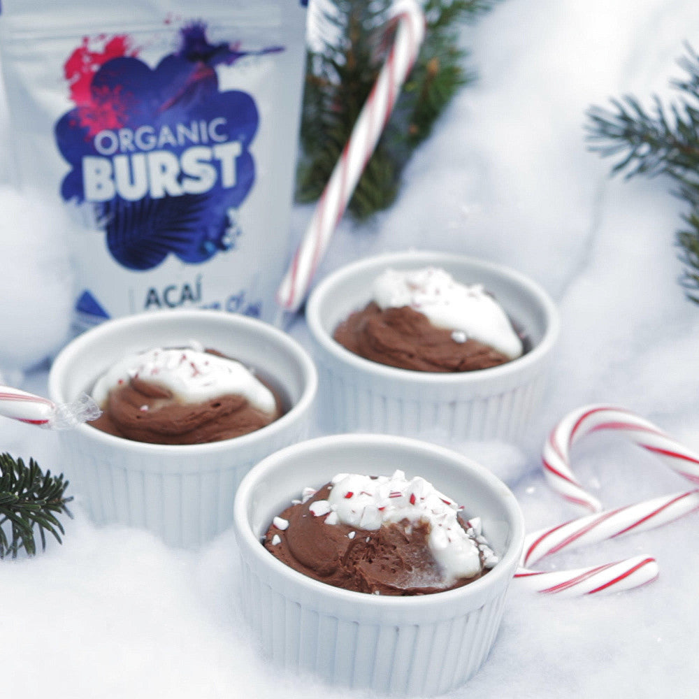 Acai Peppermint Chocolate Mousse