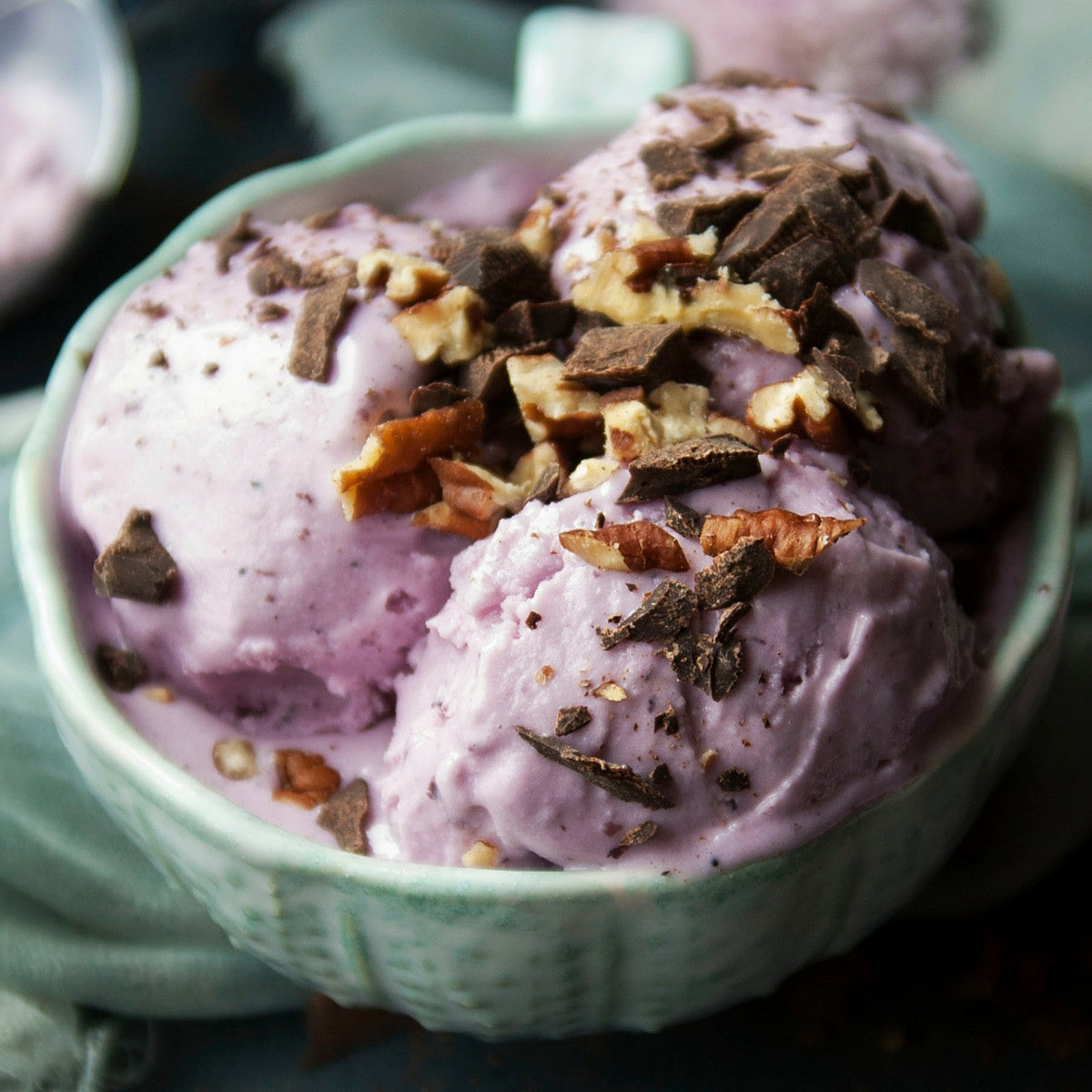 Blueberry Baobab Ice Cream