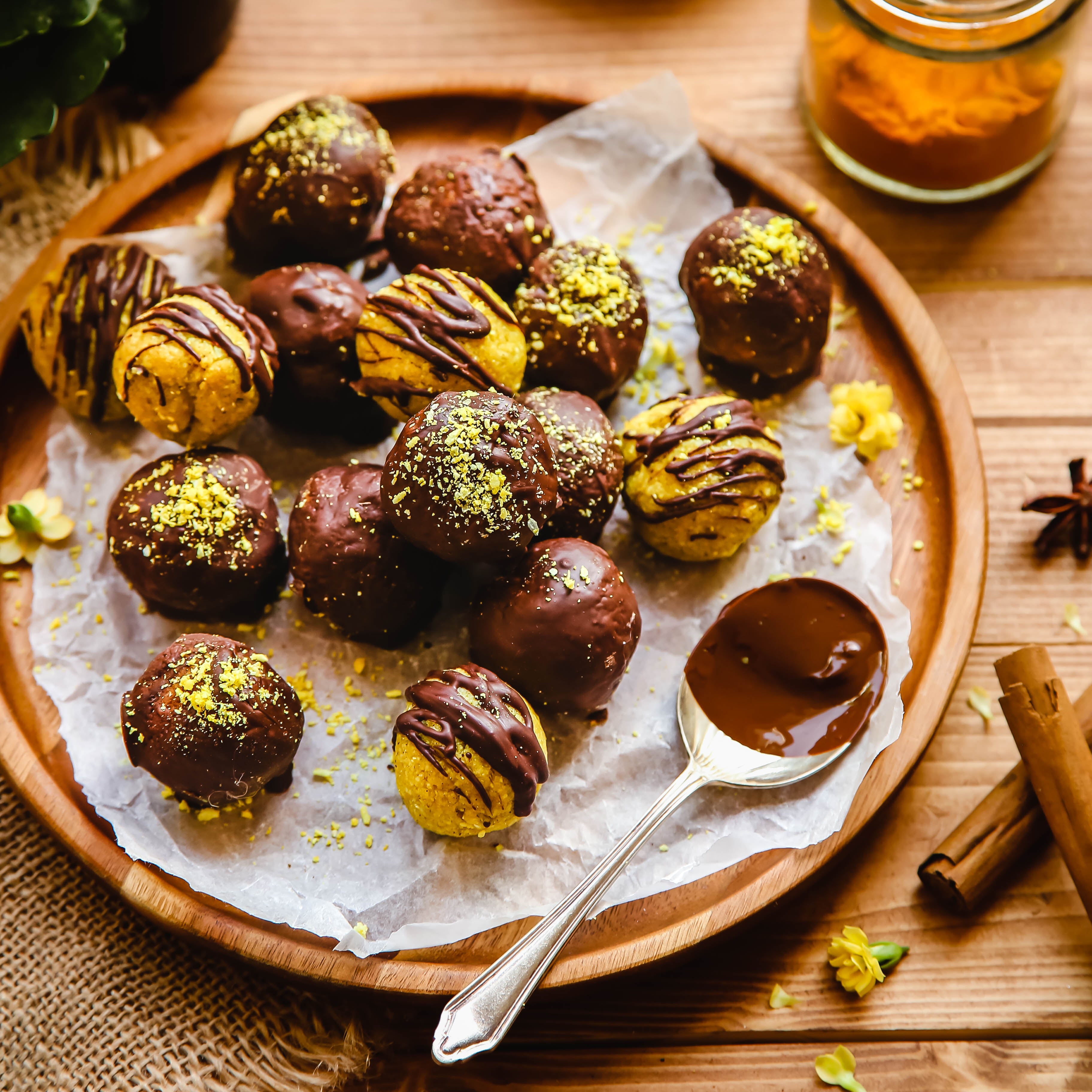 Golden Milk Turmeric Truffles