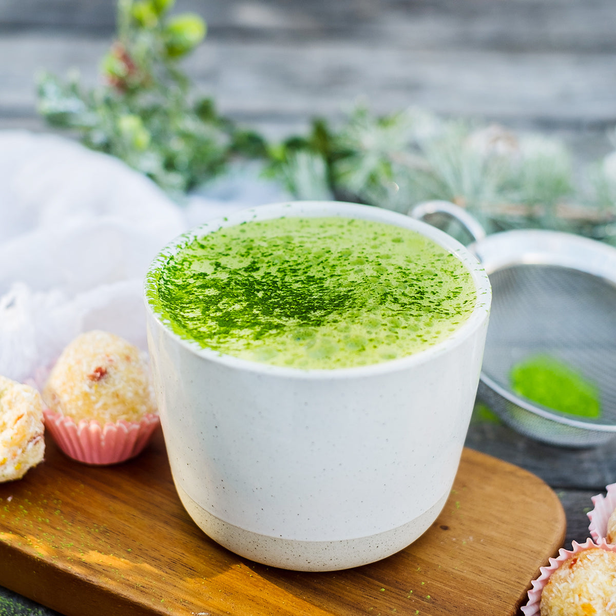 White Chocolate Matcha Latte