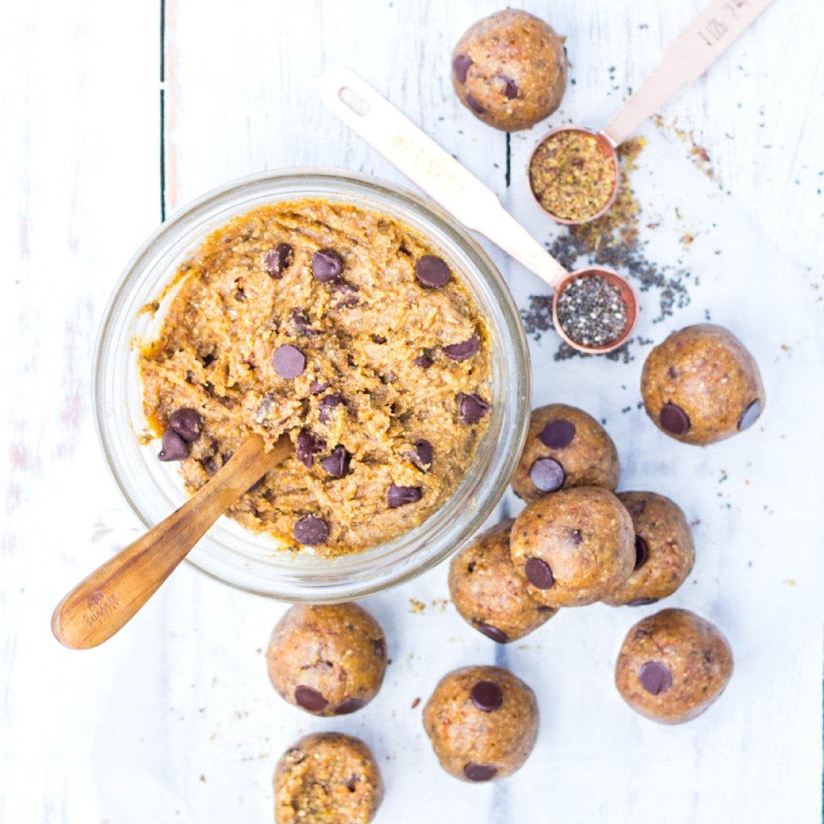 No Bake Cookie Dough Balls